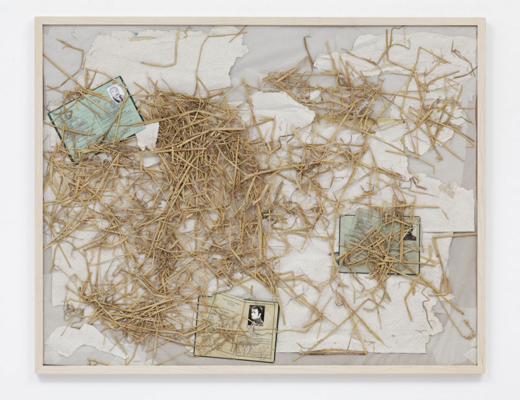 Dörner, Manfred - o.T. (Strohcollage) - 89/2009