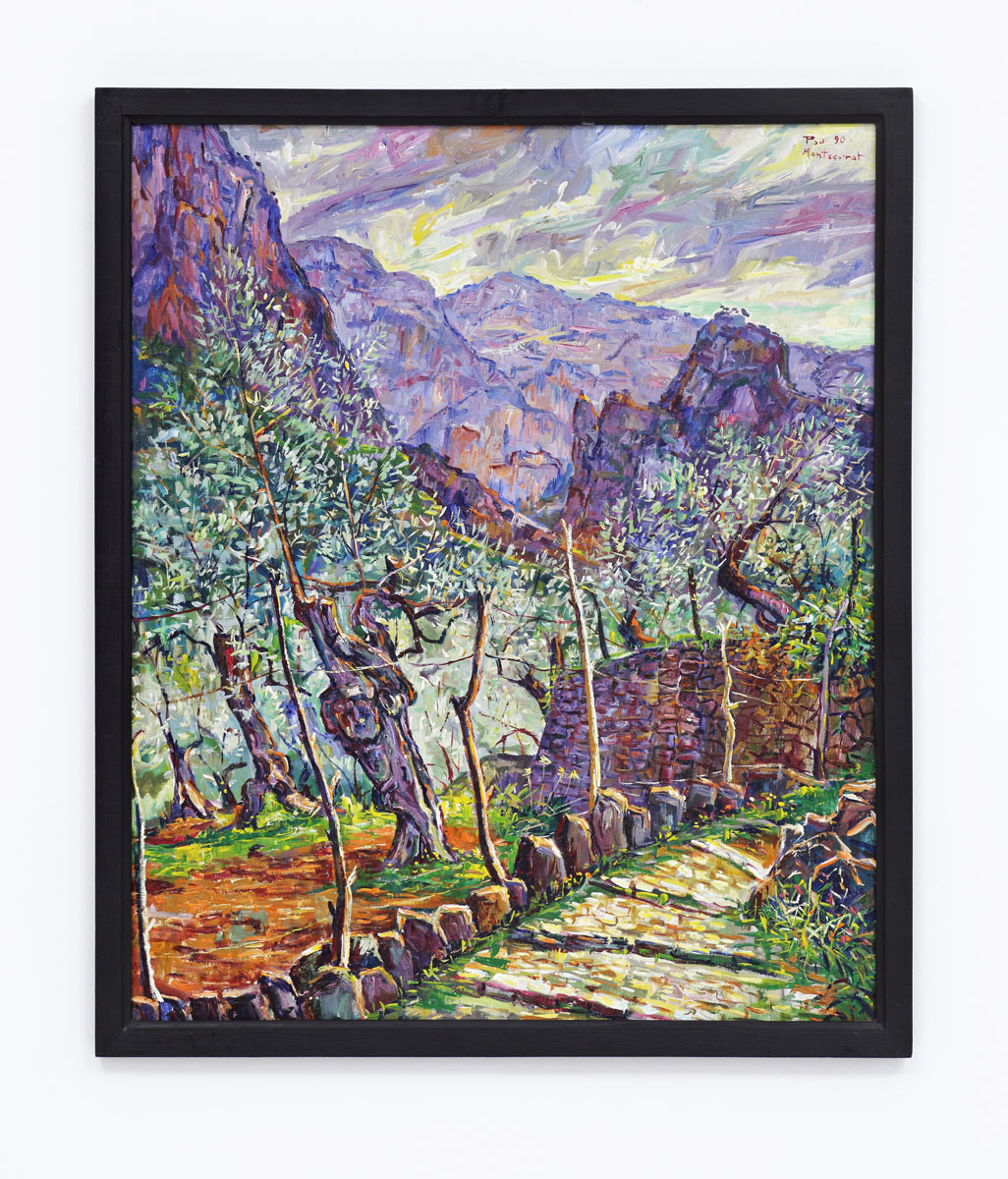 Montserrat, P. - o.T. (Landschaft um Soller) - 1990